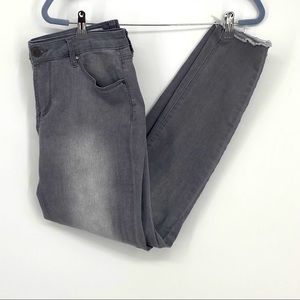 Articles Of Society Gray Frayed Jean Size 31
